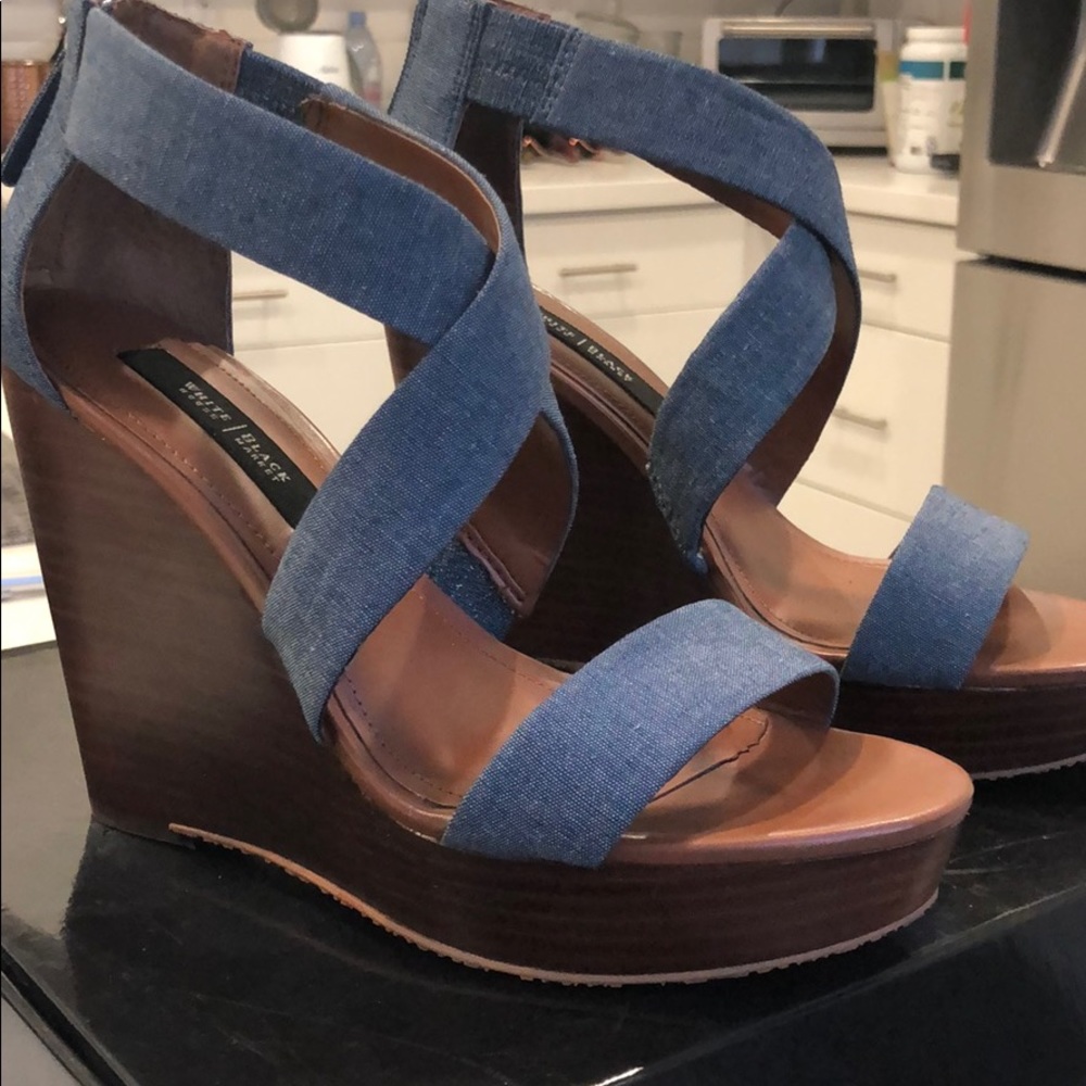White House Black Market Moon Wedges